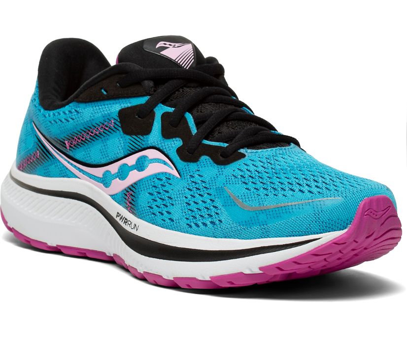 Saucony Omni 20 Women's Running Shoes Blue / Black | Canada 179VRWD